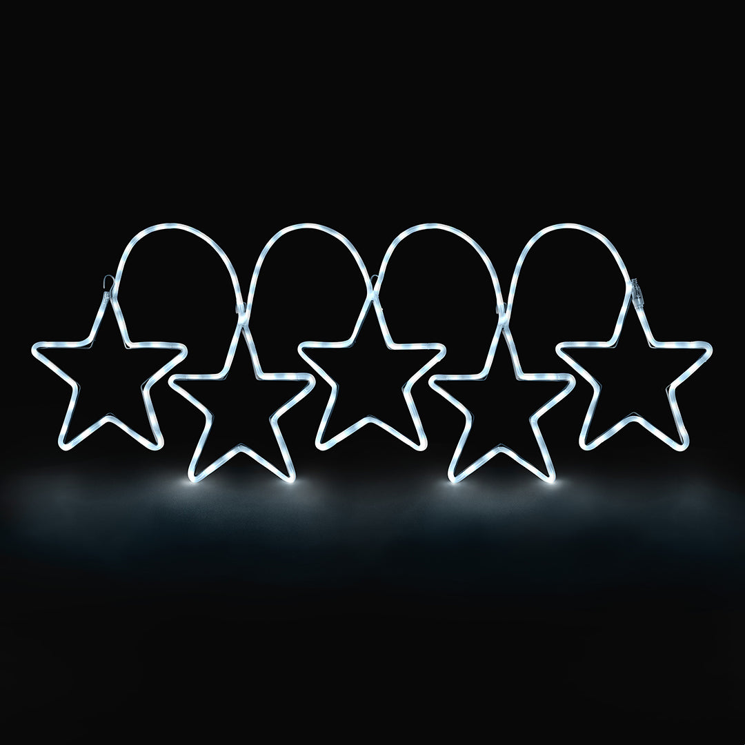 Christow 5 Star Christmas Rope Light