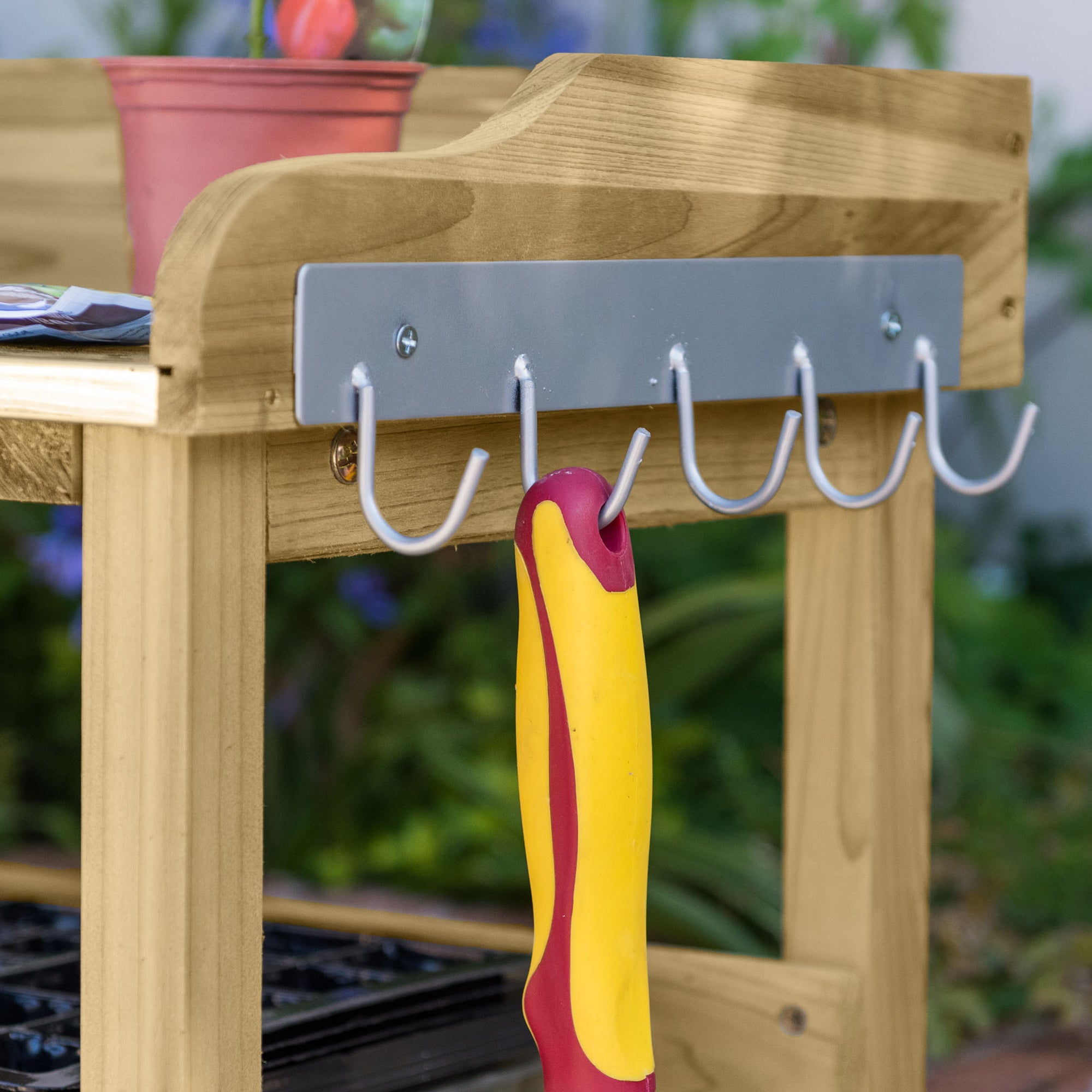 Garden Potting Table With Storage