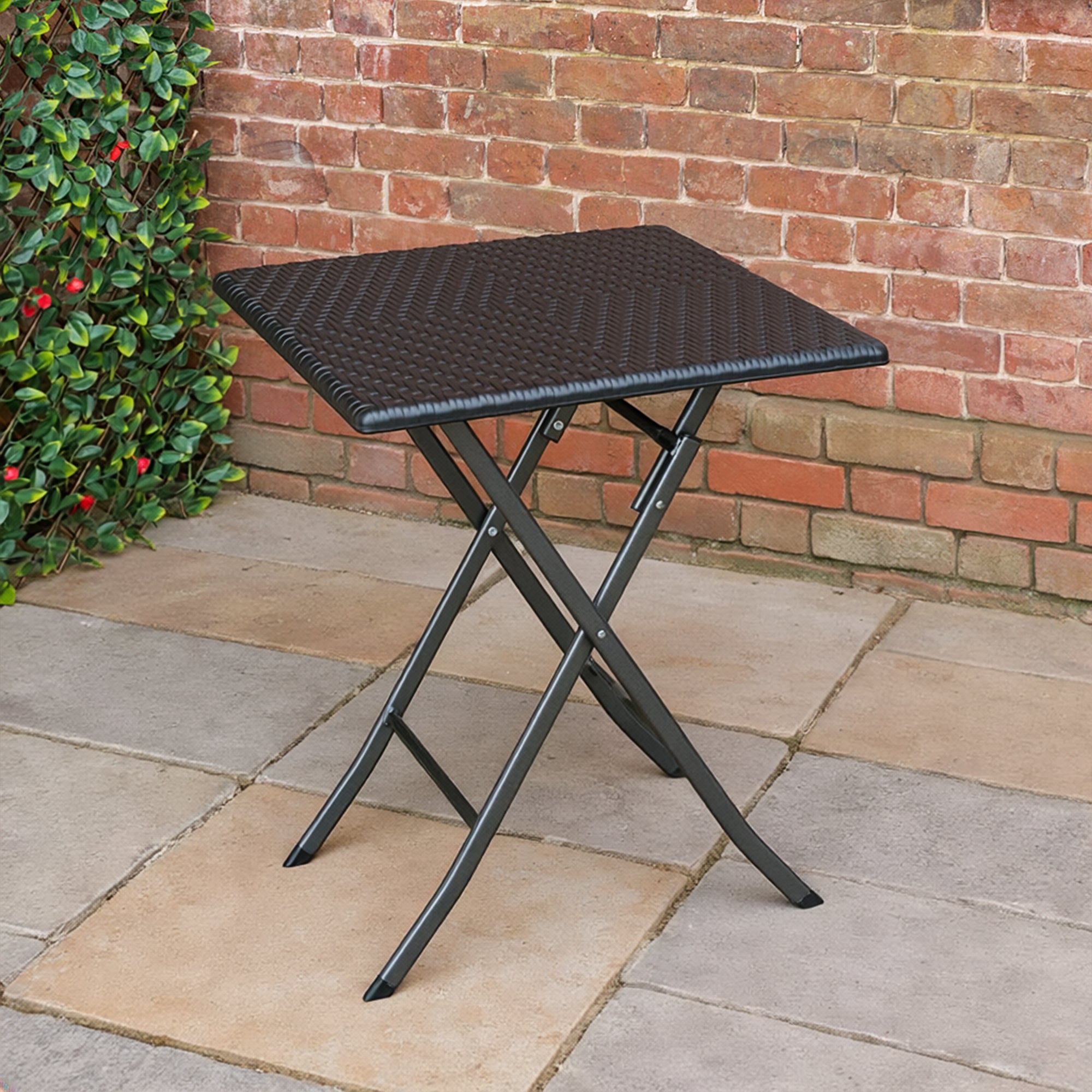 Rattan Effect Bistro Table