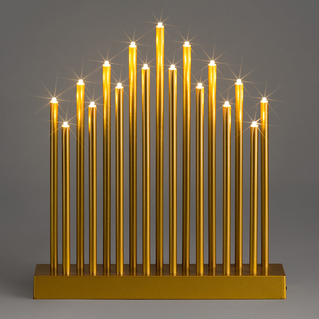 Christow Gold Candle Bridge Tower Light