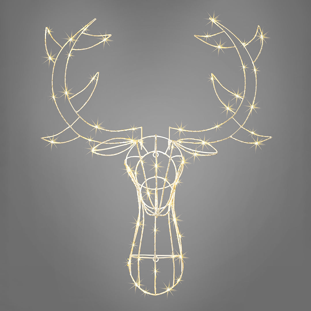 Christow Stag Head Christmas Light