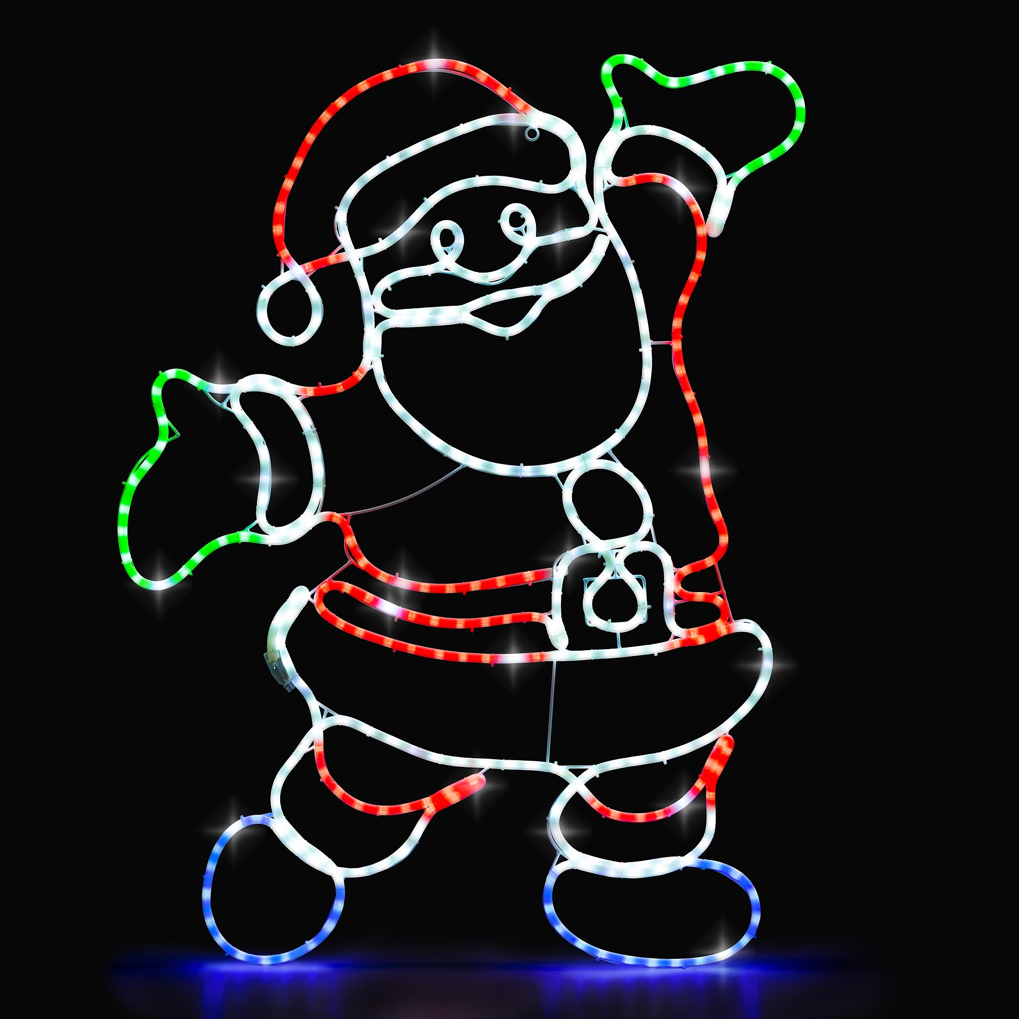Happy Santa Christmas Light (1m)
