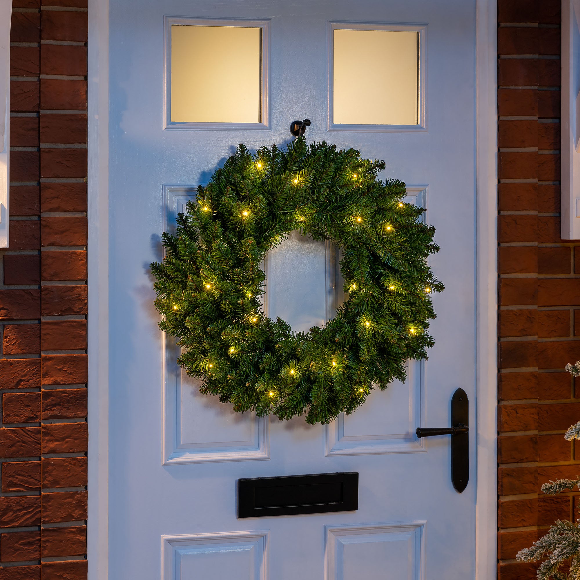 #Size_60cm|Lighting Options_Wreath with DIY String Lights