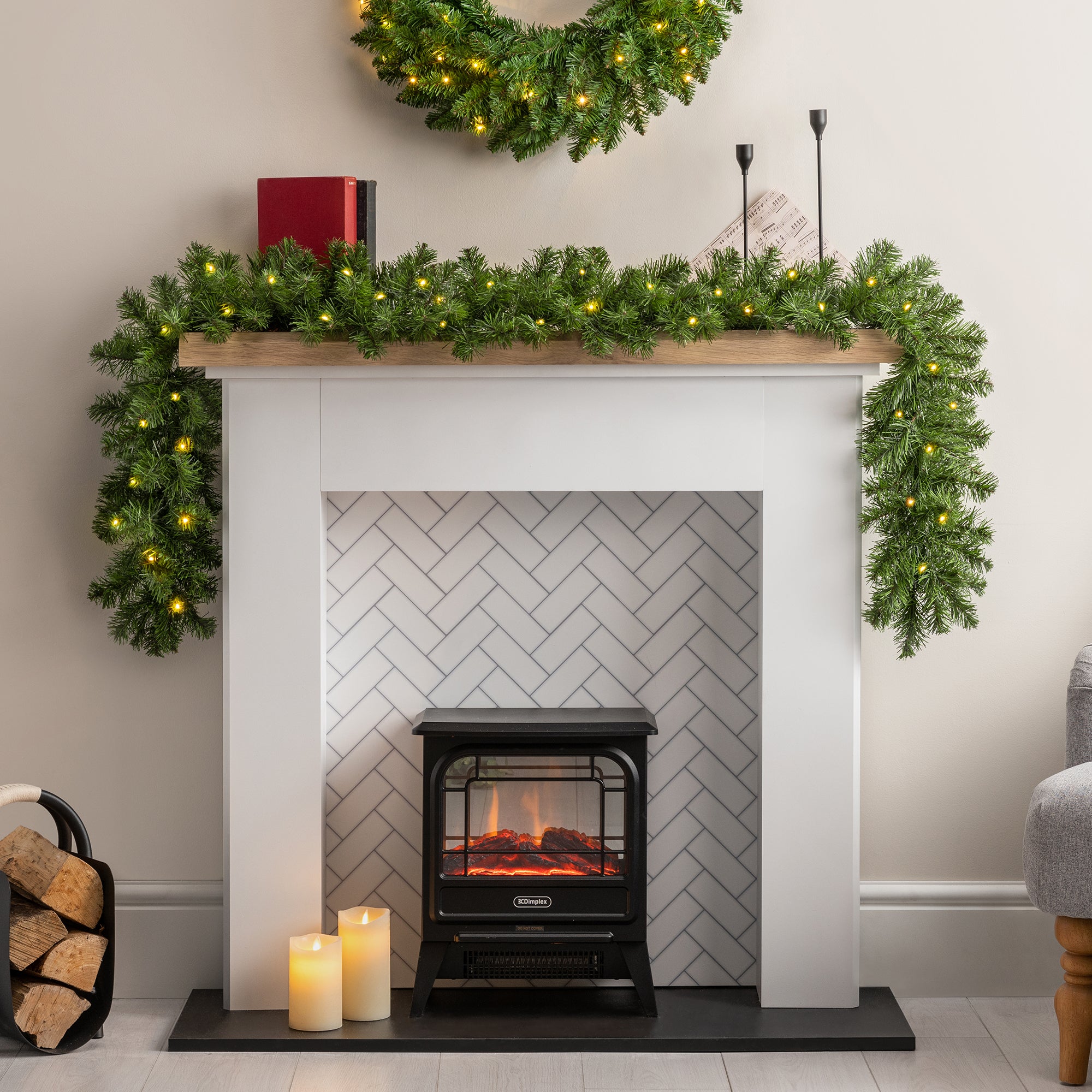 #size_180cm|Lighting Options_Garland with DIY String Lights