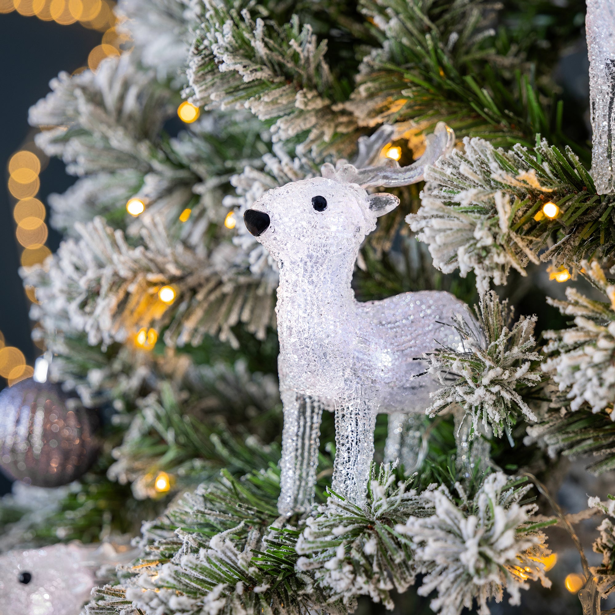 Acrylic Light Up Reindeer (Set of 5)