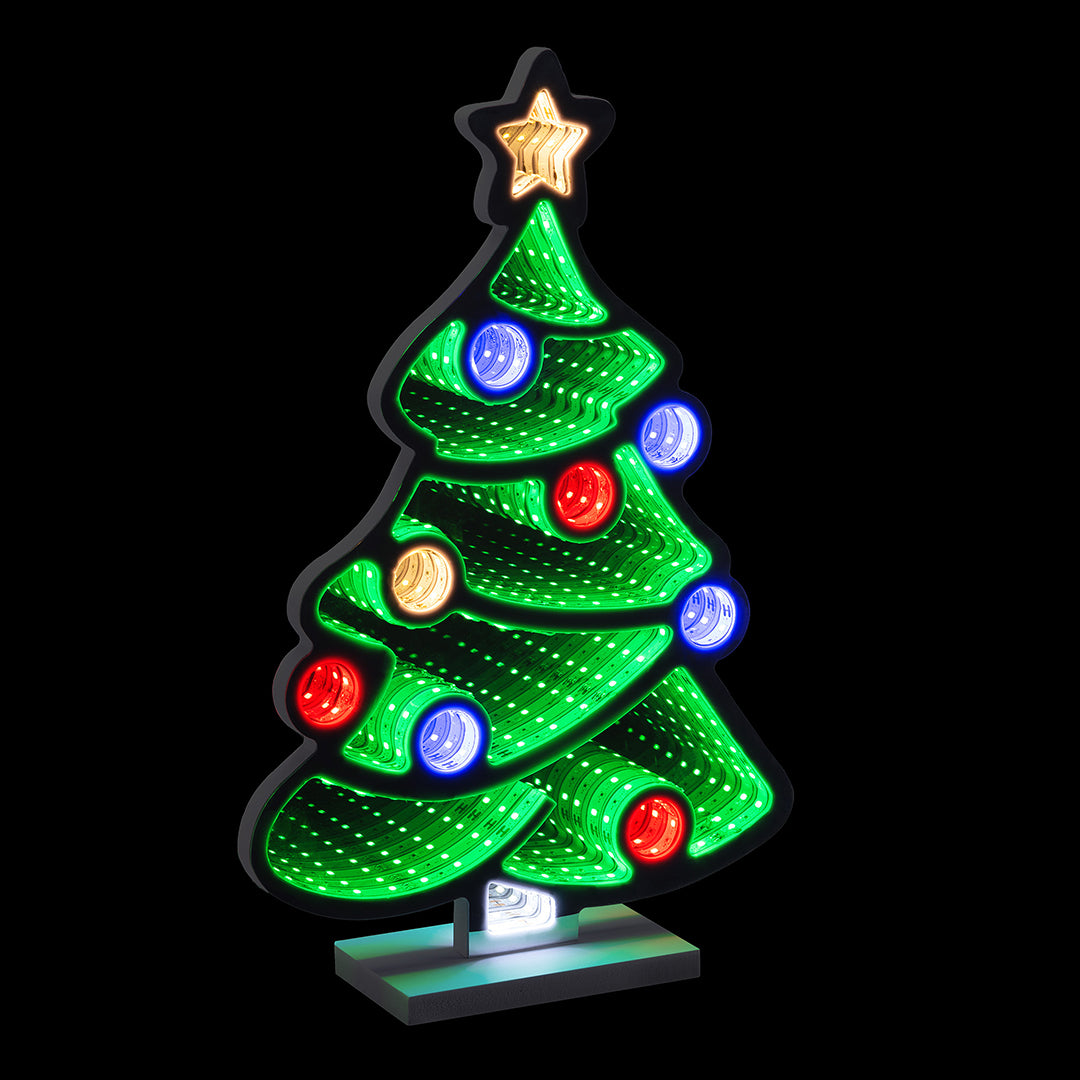 Christow Christmas Tree Infinity Tunnel Light