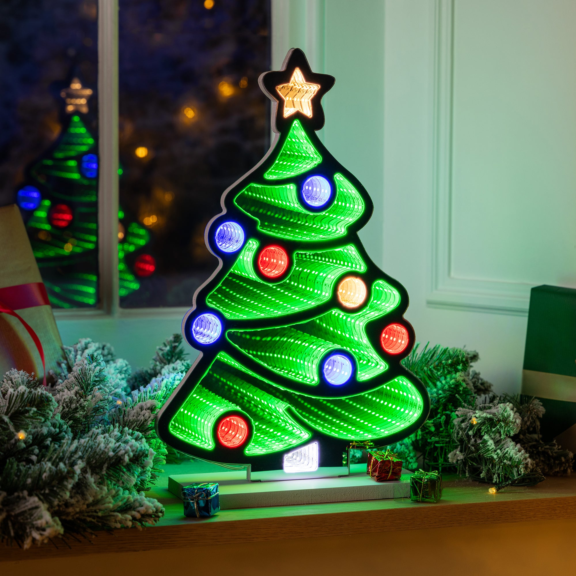 Christmas Tree Infinity Light – 40cm