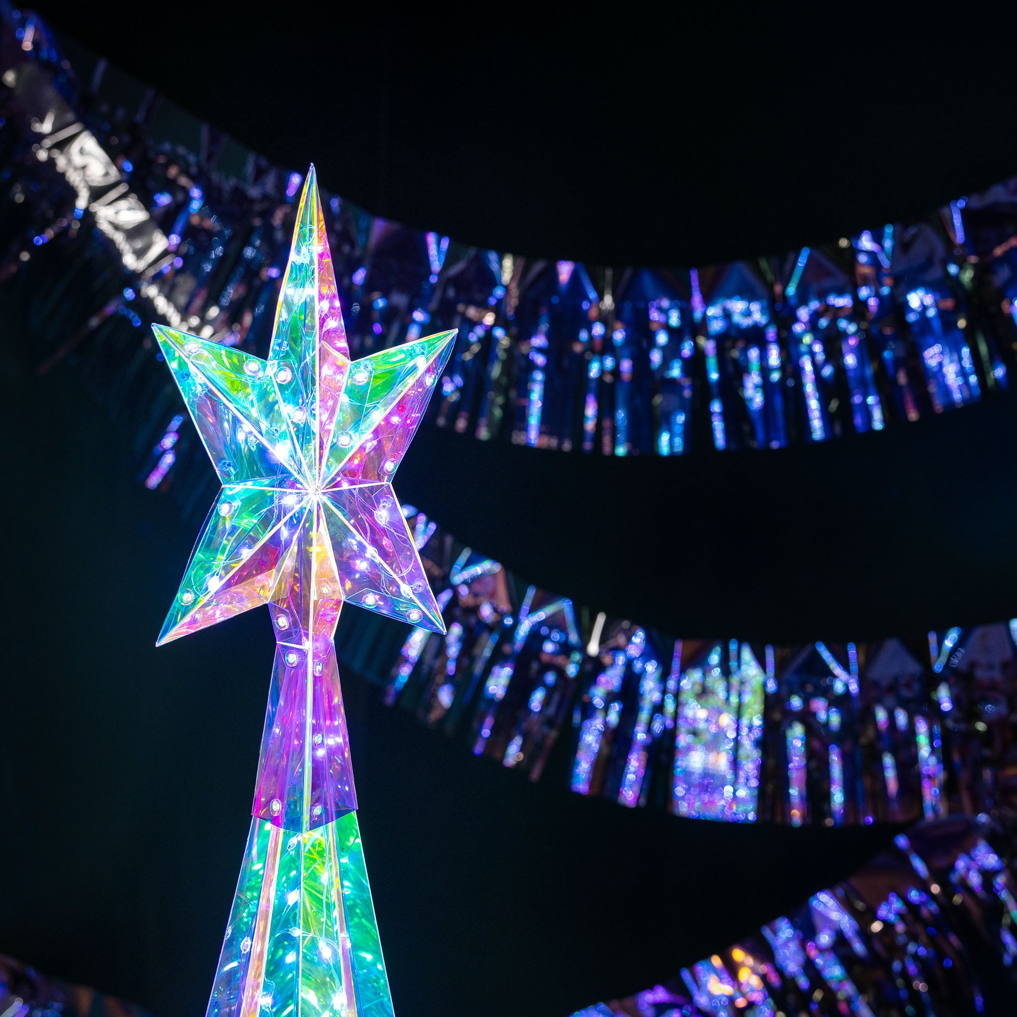 Large Iridescent Christmas Tree (110cm)