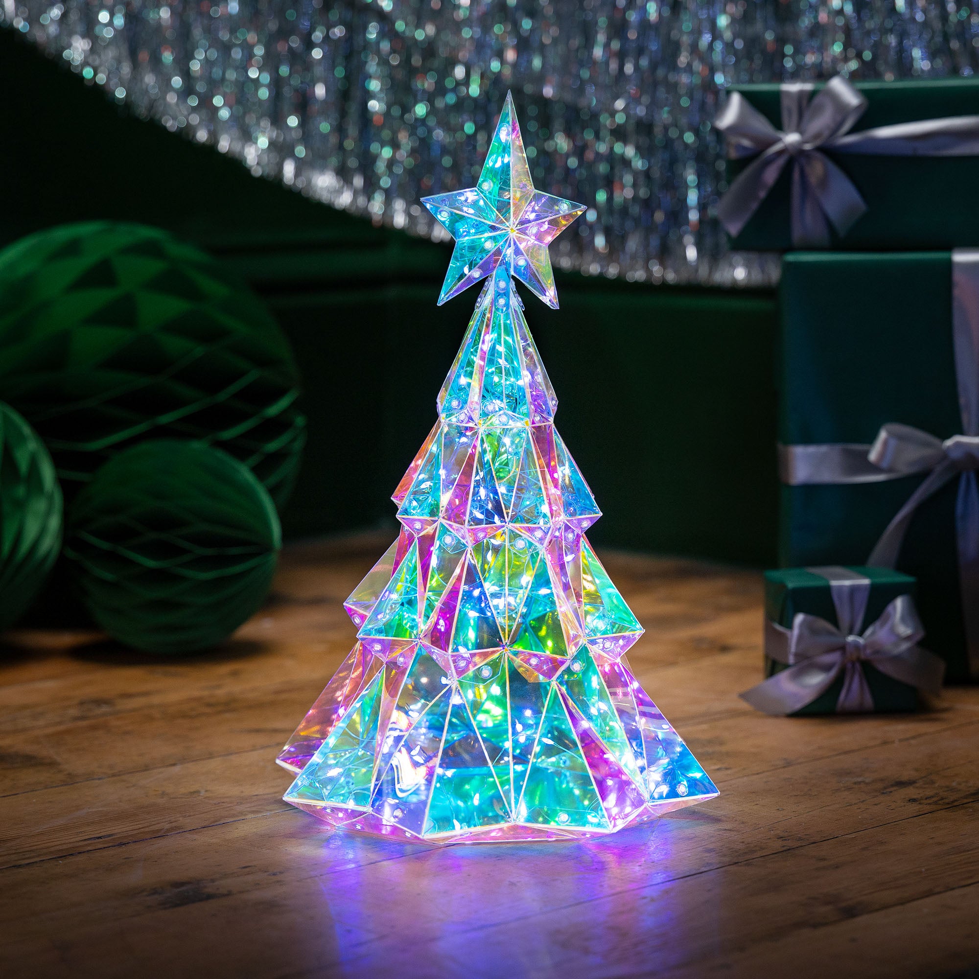 Iridescent Christmas Tree Light (40cm)