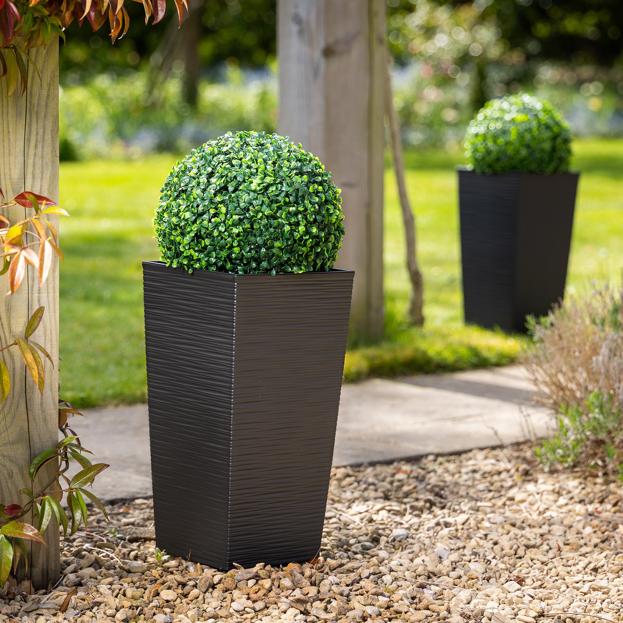 Artificial Boxwood Topiary Balls (Pack of 2)