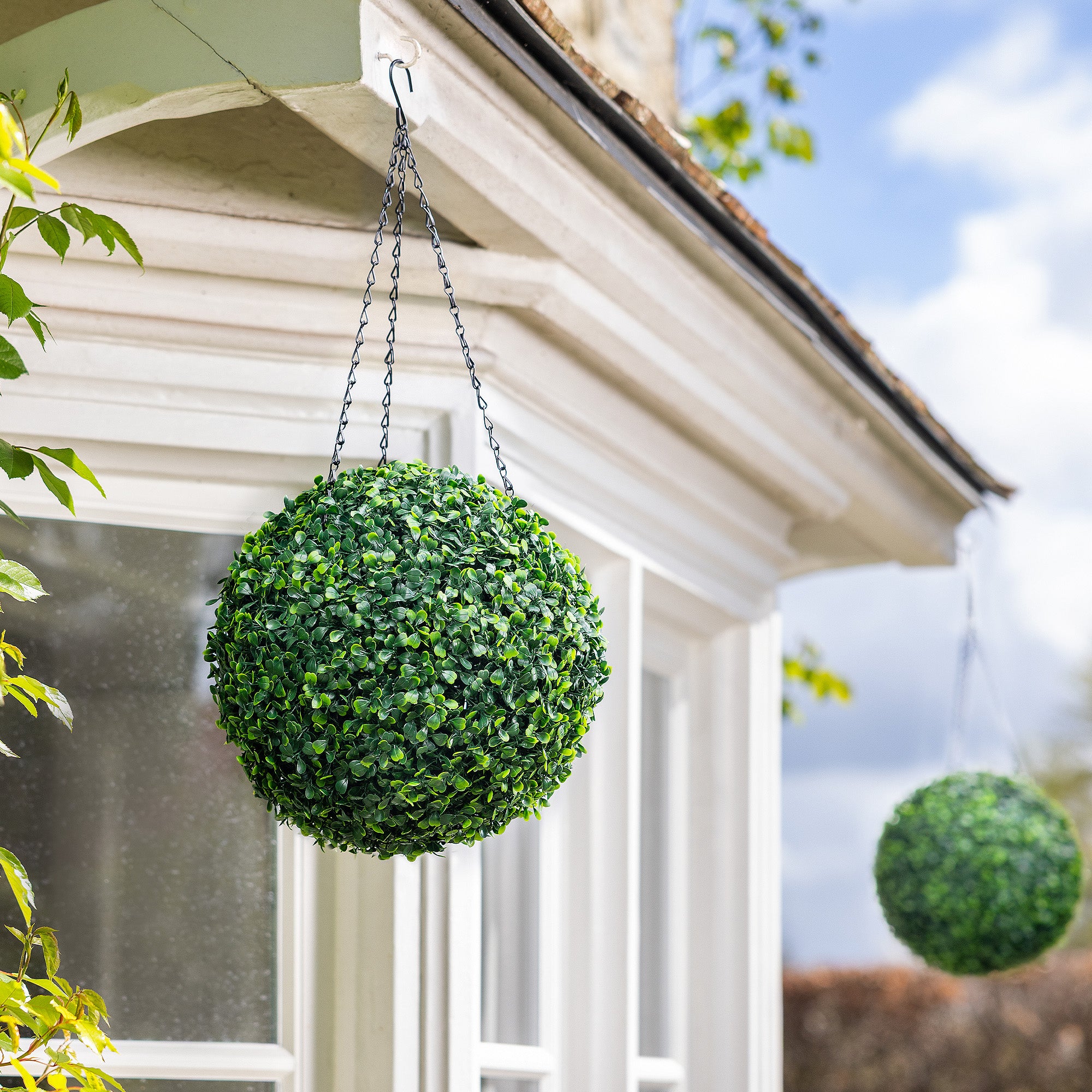 Artificial Boxwood Topiary Balls (Pack of 2)