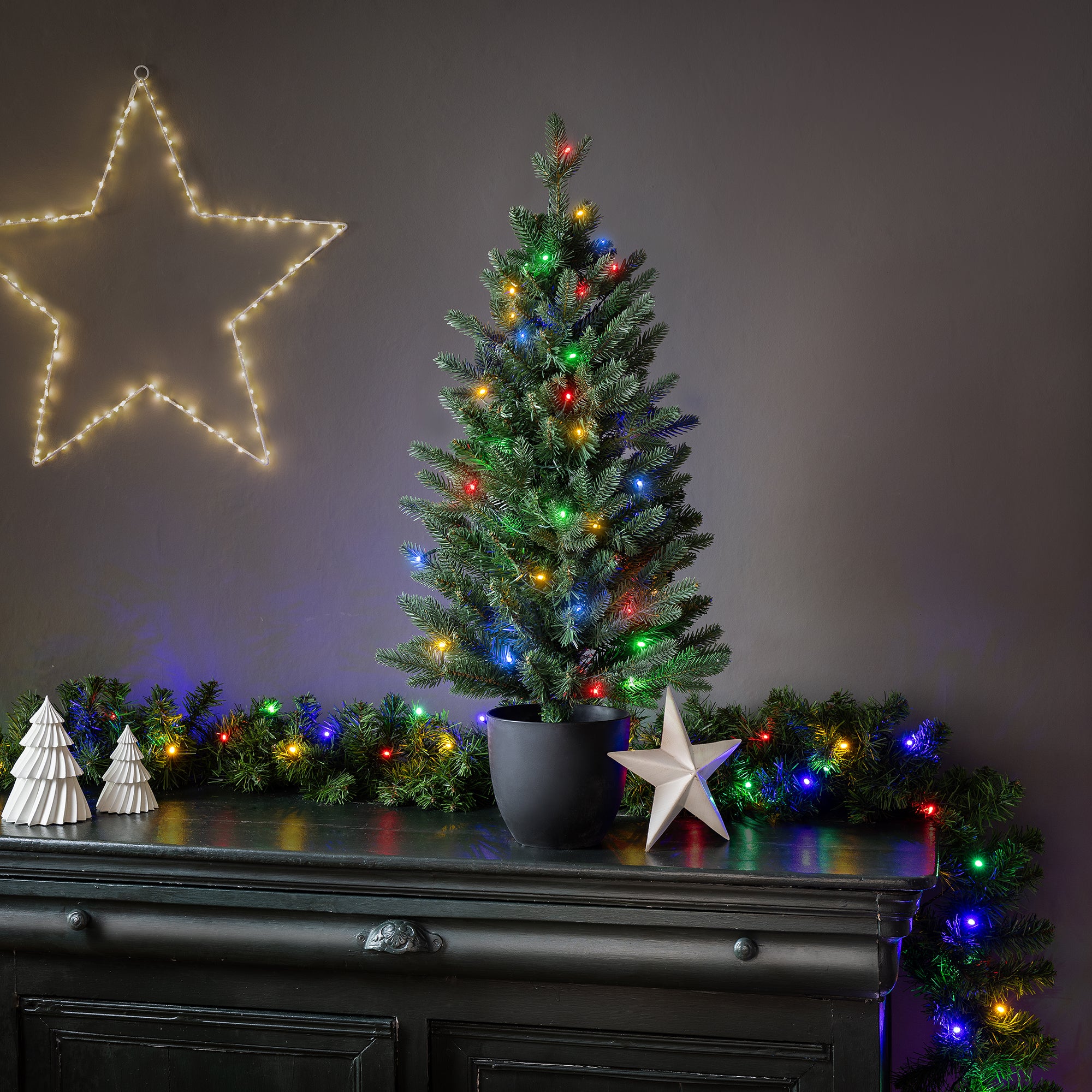 Pre-Lit Arber Fir Christmas Tree