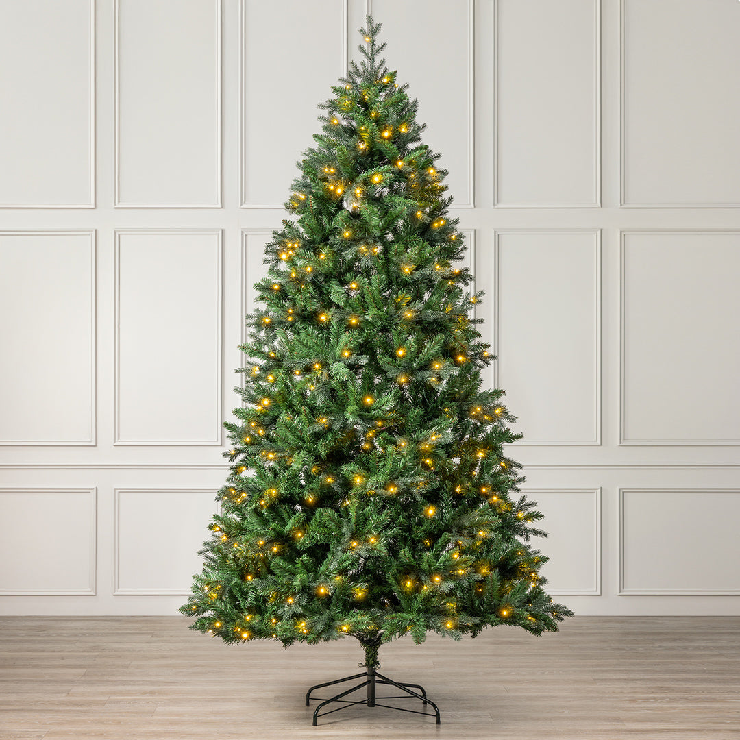 Christow 8ft Pre-Lit Fraser Fir Christmas Tree