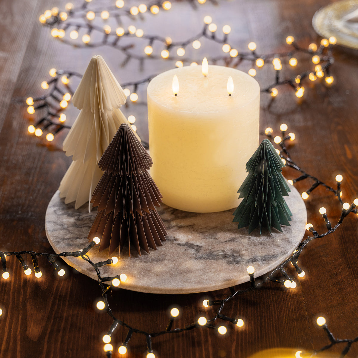 3 Wick Flameless LED Candle with Remote