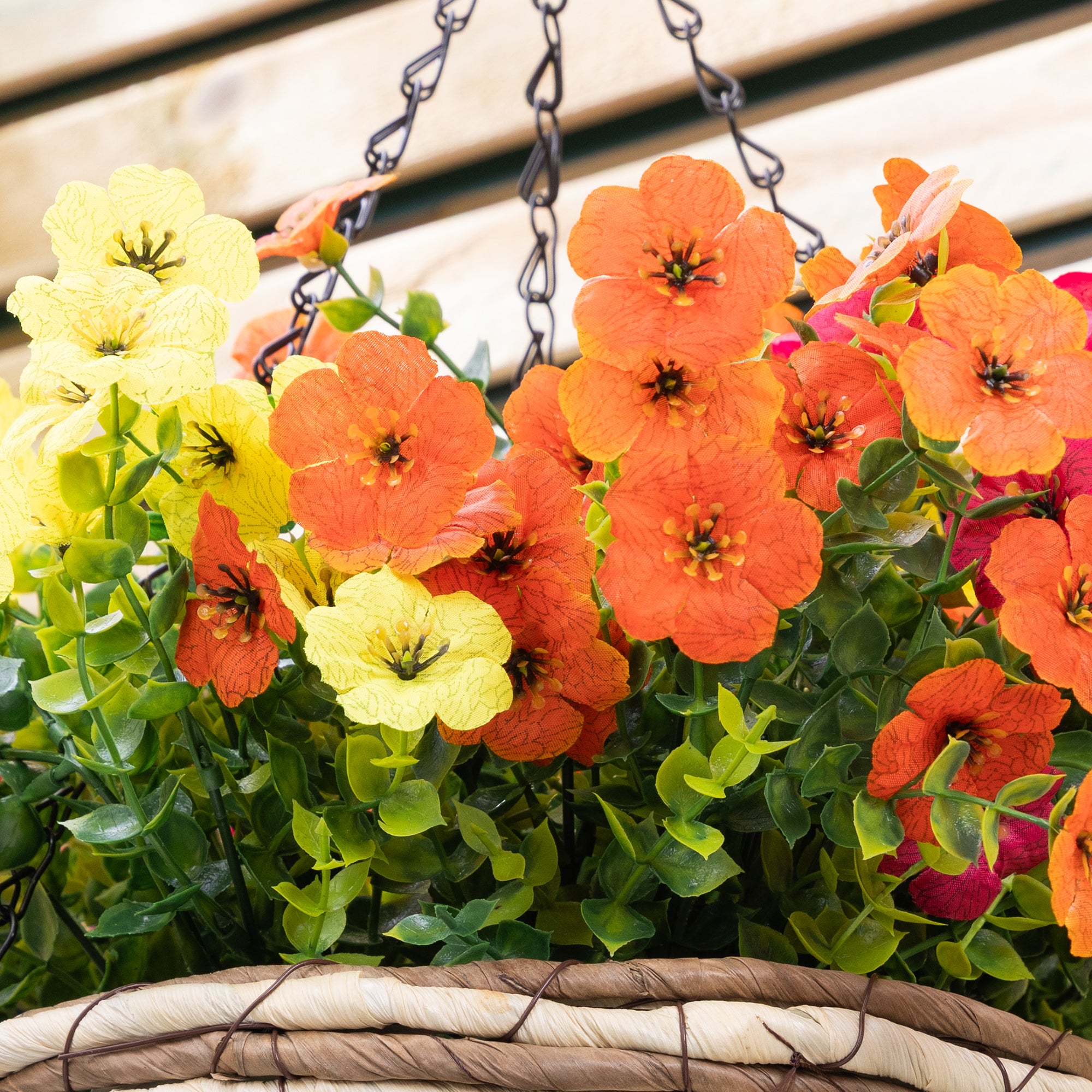 Artificial Sweet Violet Hanging Basket