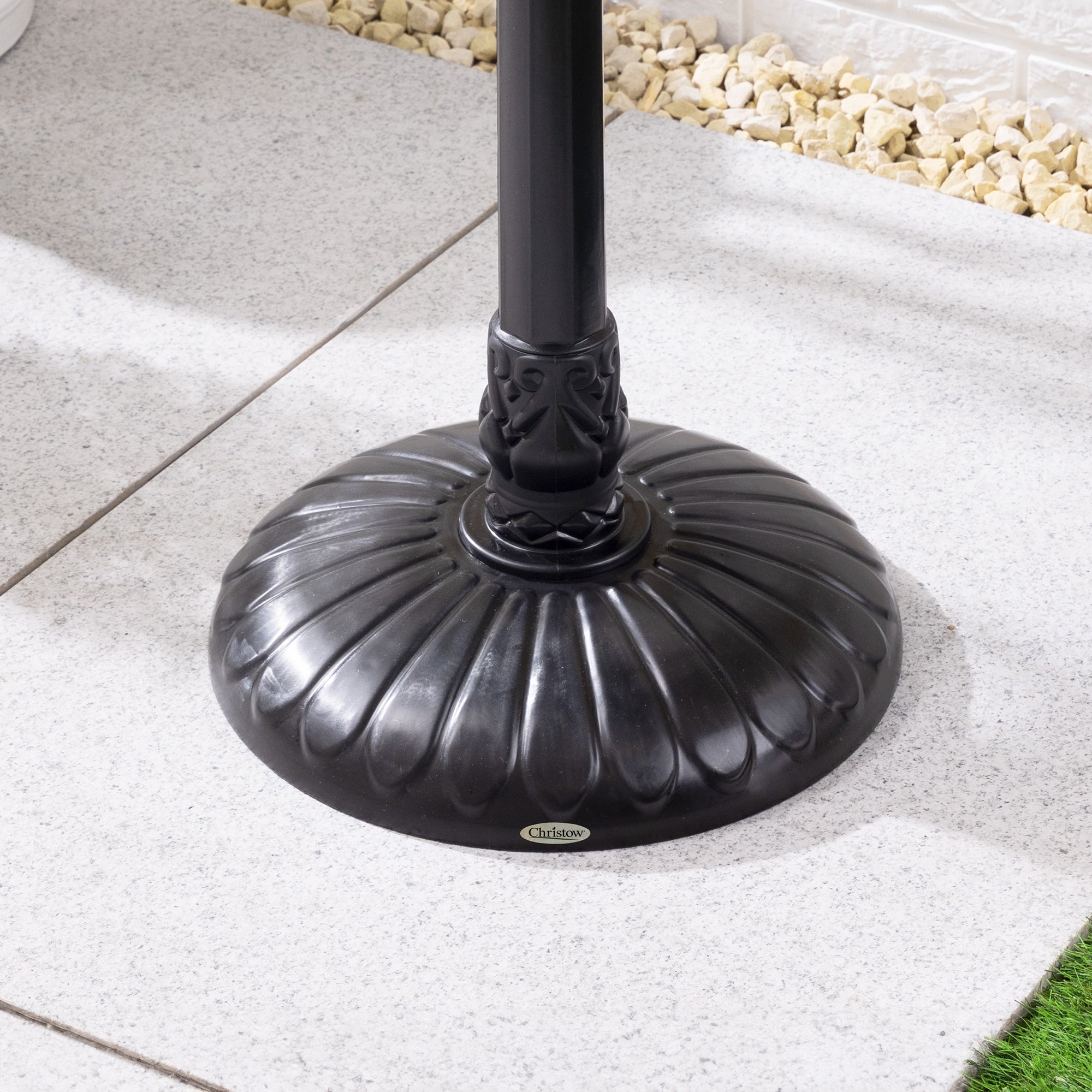 Weightable Lily Leaf Resin Bird Bath