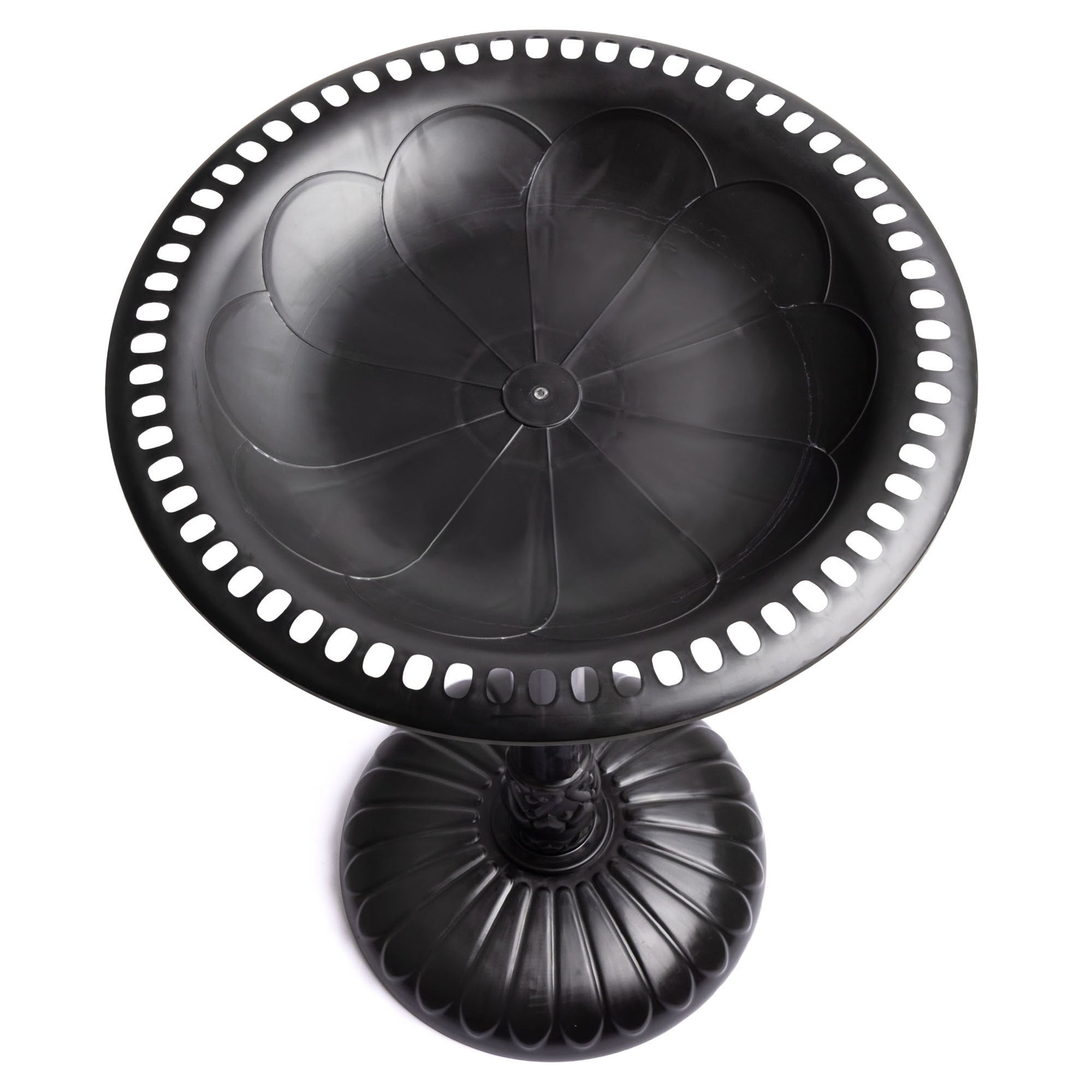 Weightable Round Resin Bird Bath