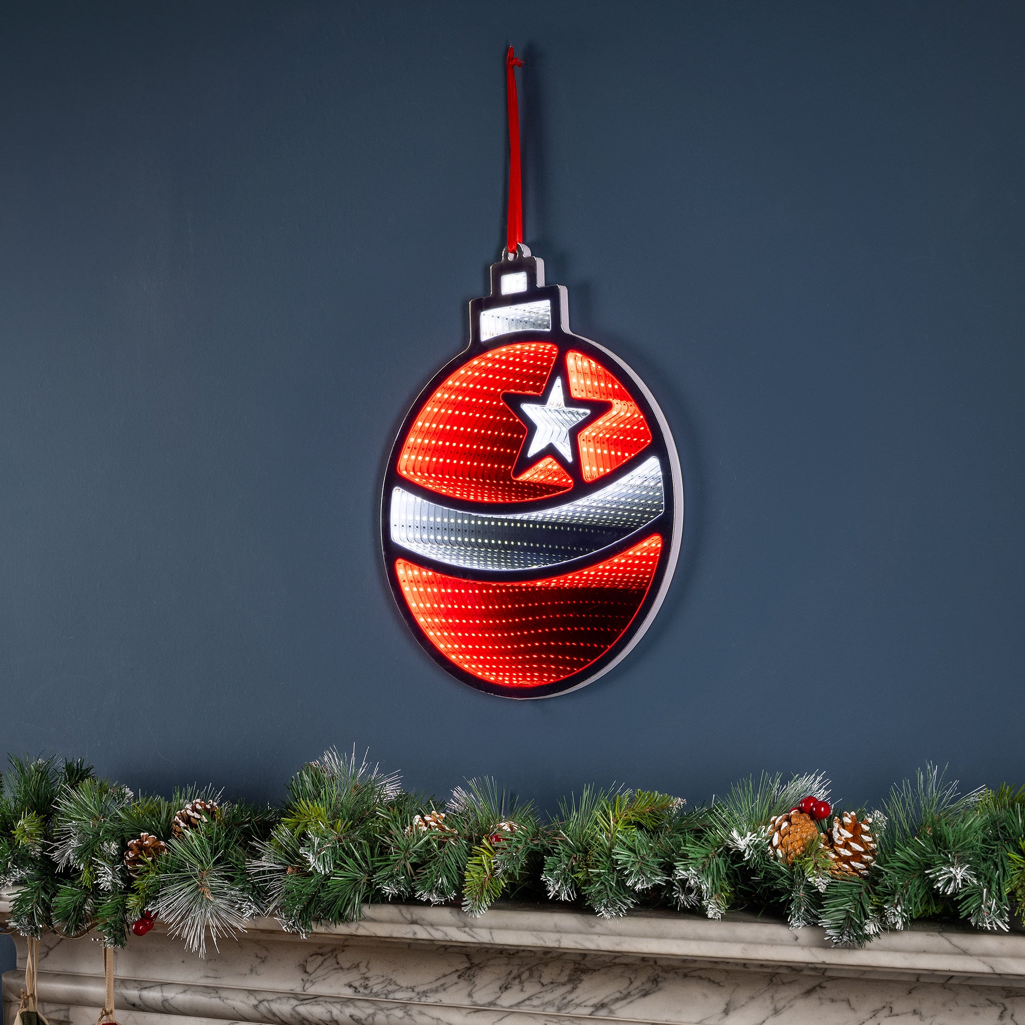 Christmas Bauble Infinity Light
