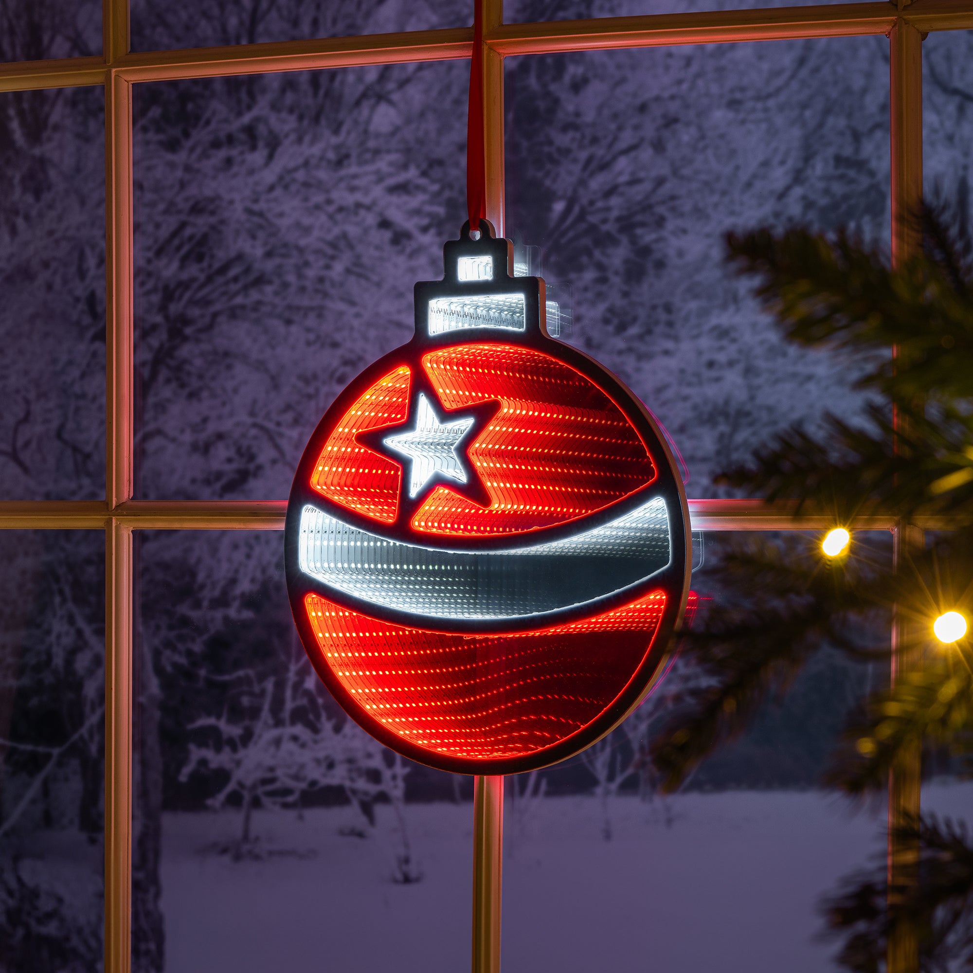 Christmas Bauble Infinity Light