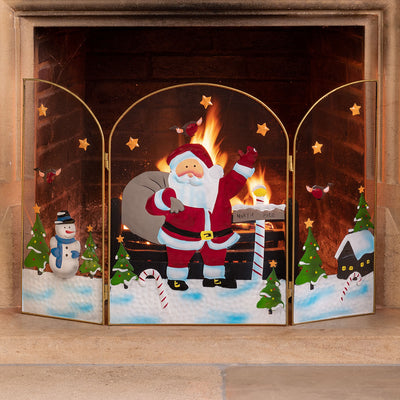 Christmas Fire Guard – 49cm Tall