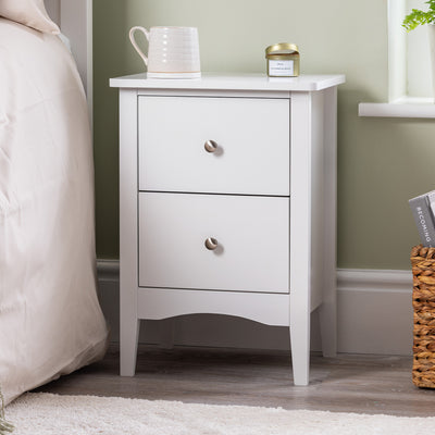 Ilsington 2 Drawer Bedside Table