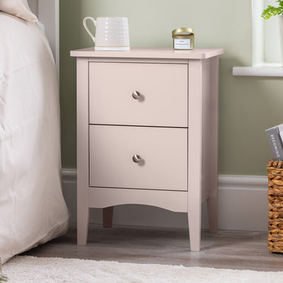 Ilsington 2 Drawer Bedside Table
