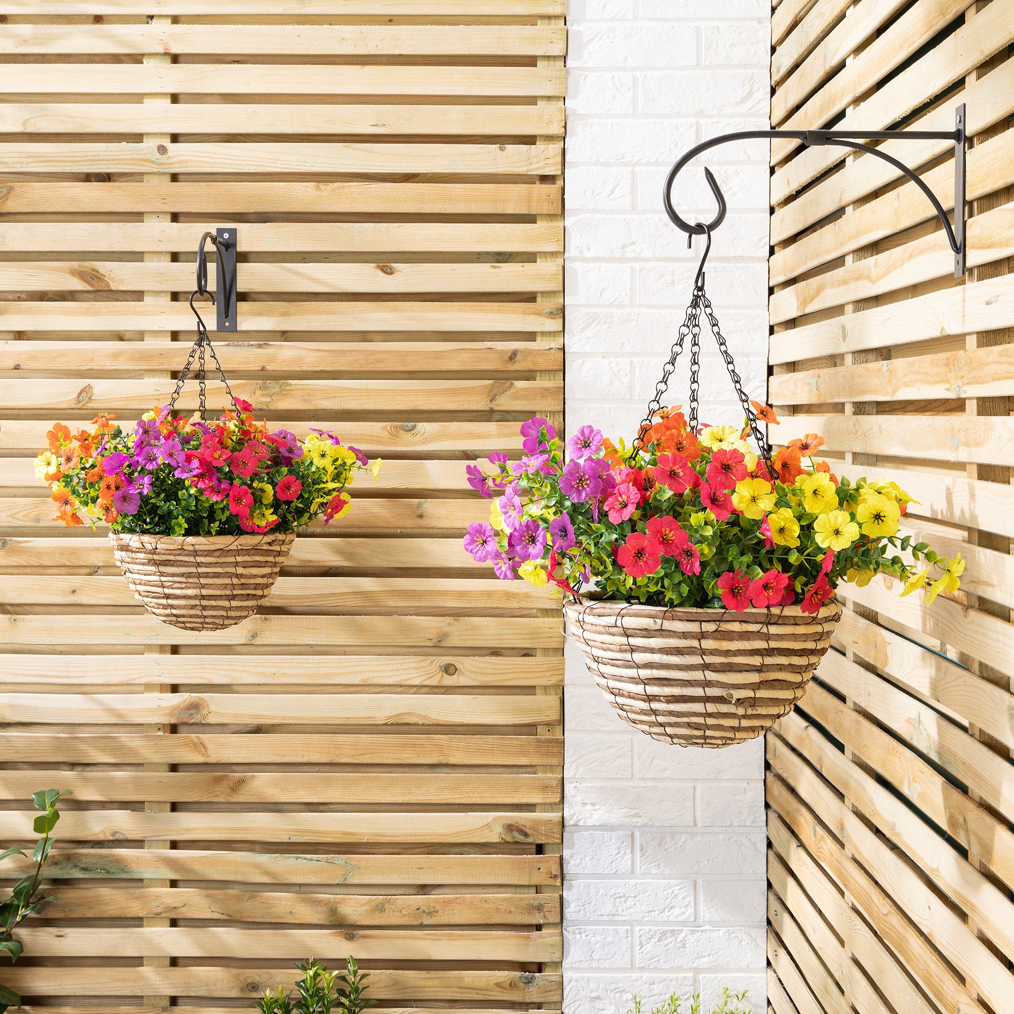 Artificial Sweet Violet Hanging Basket
