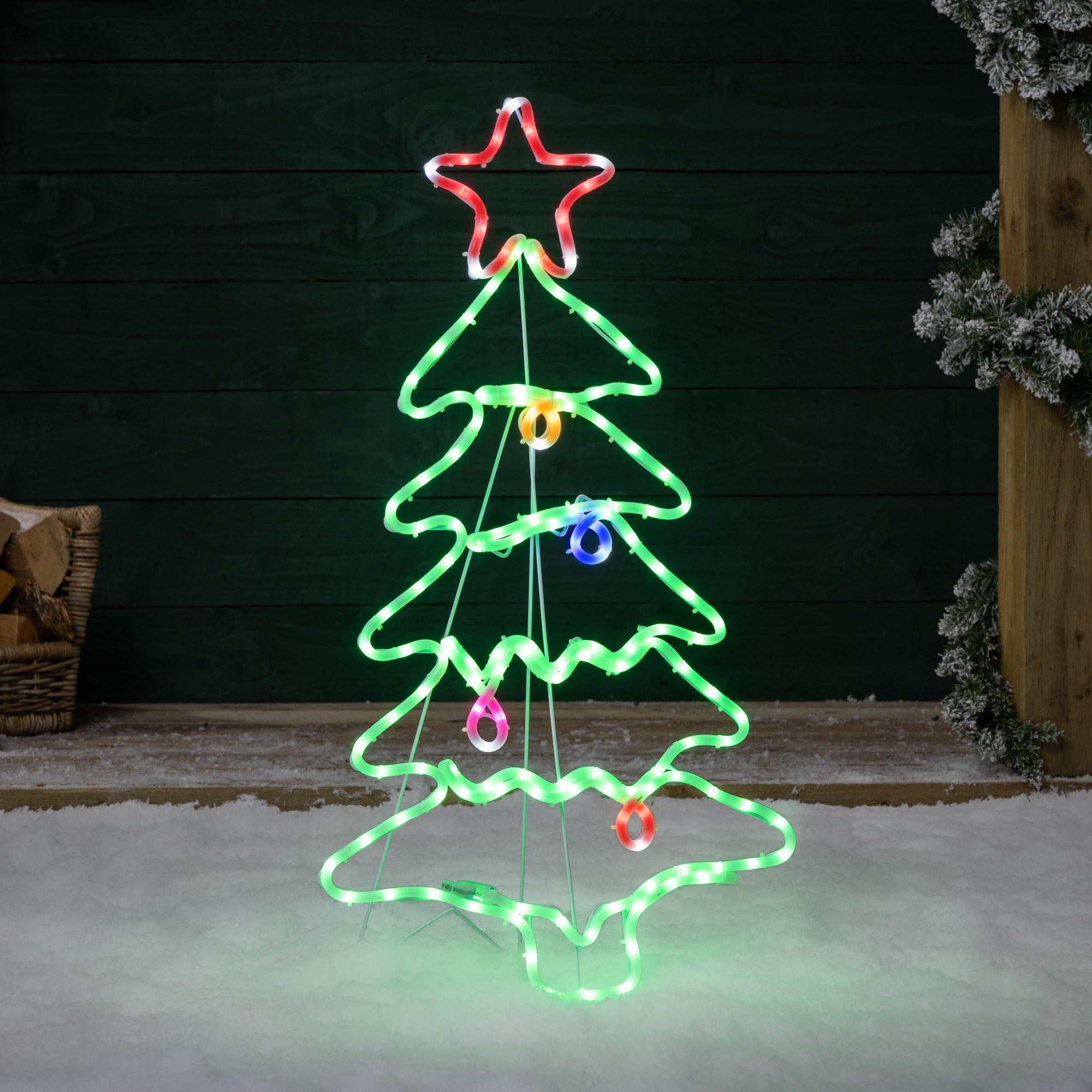 LED Christmas Tree Silhouette Light (85cm)