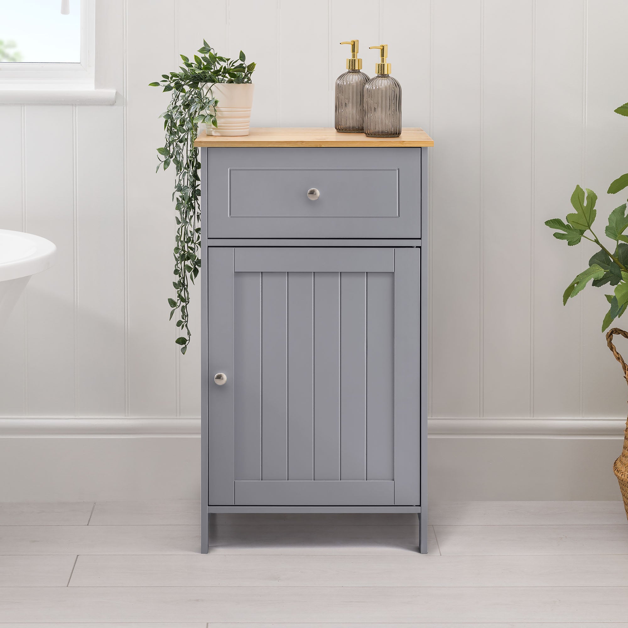 Lustleigh Grey Bathroom Unit with Drawer
