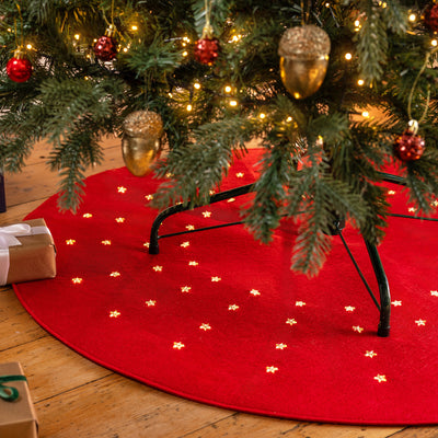 Starry LED Christmas Tree Mat (90cm)