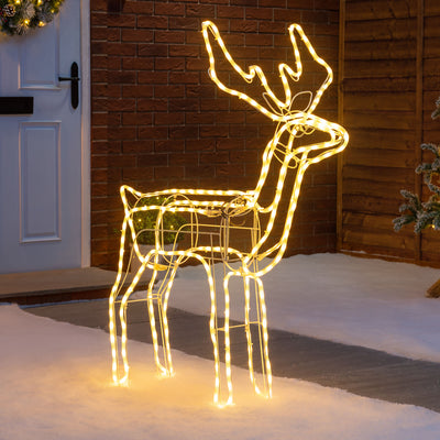 Warm White LED Reindeer