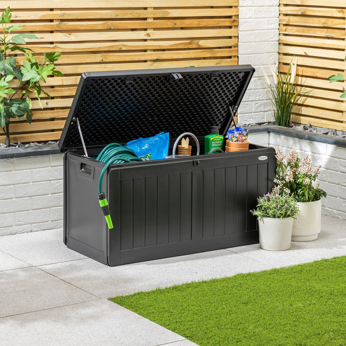 Plastic Waterproof Storage Waterproof Garden Storage Box – Outdoor Storage Christow