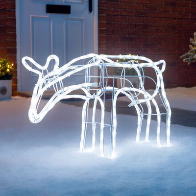 White LED Reindeer