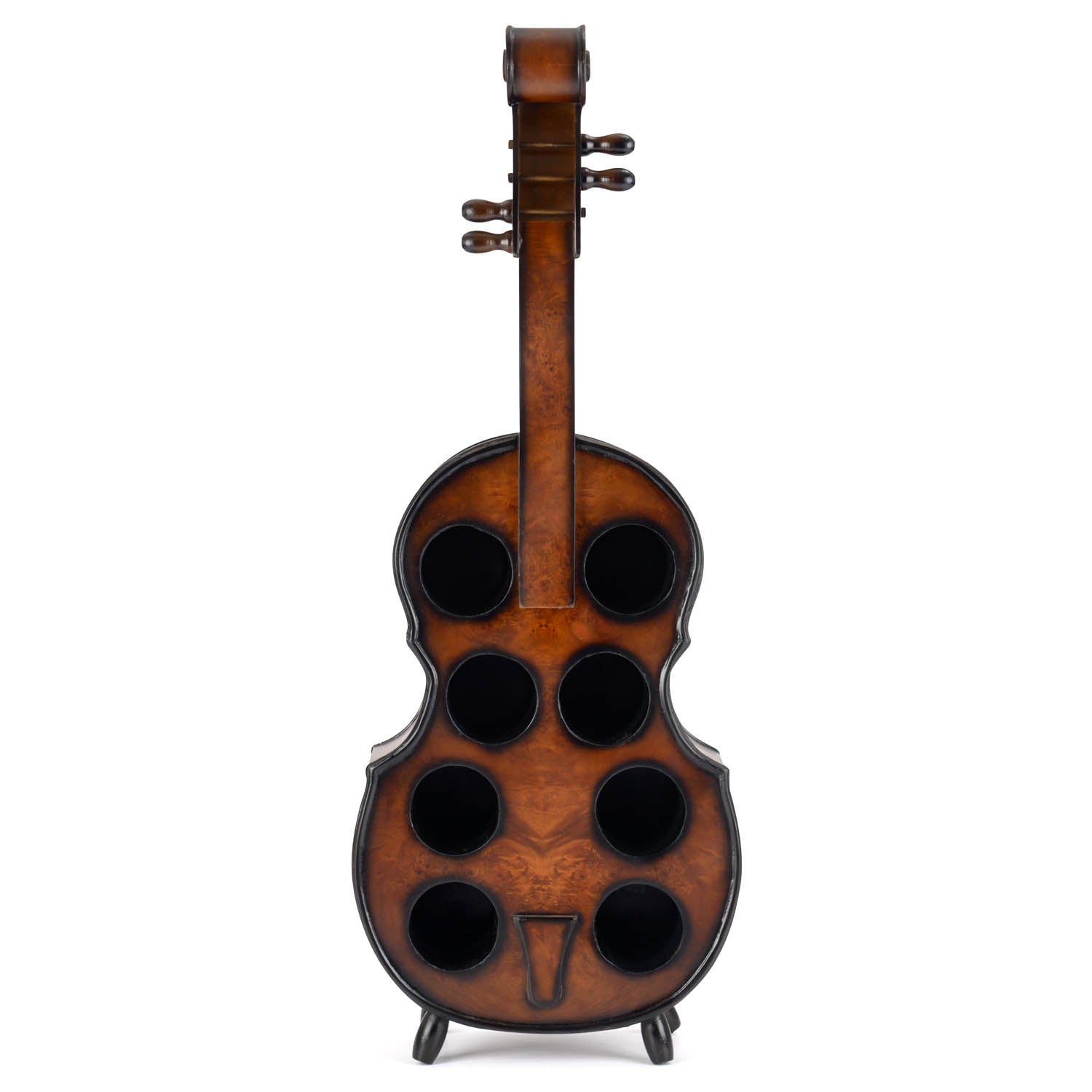 Wooden Cello Wine Rack – 8 Bottle Capacity