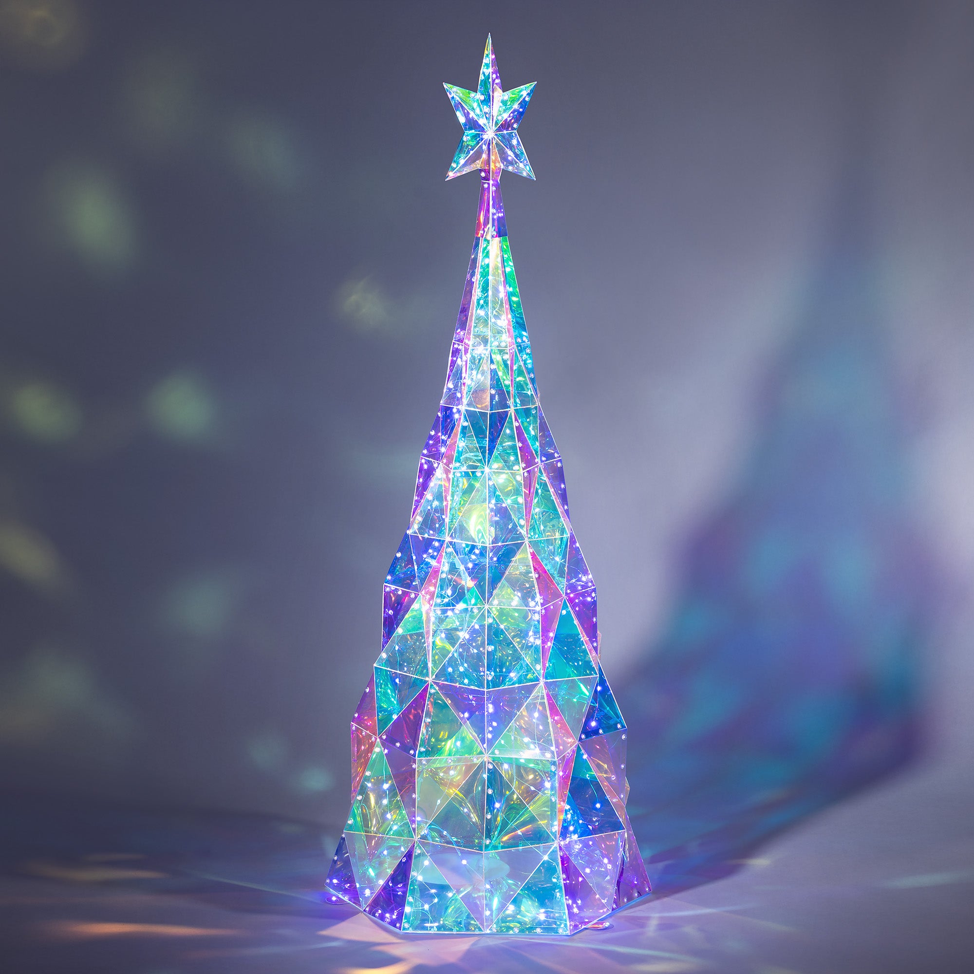 Large Iridescent Christmas Tree (110cm)