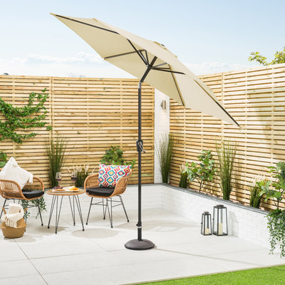 Crank & Tilt Parasol – 2.7m
