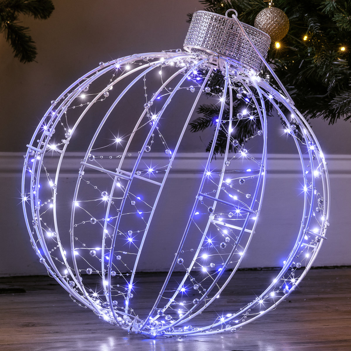3D Light Up Christmas Bauble