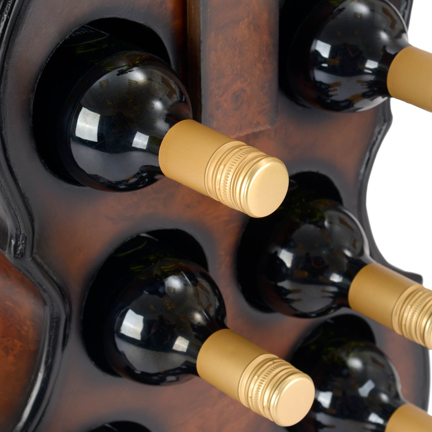 Wooden Cello Wine Rack (8 Bottle)