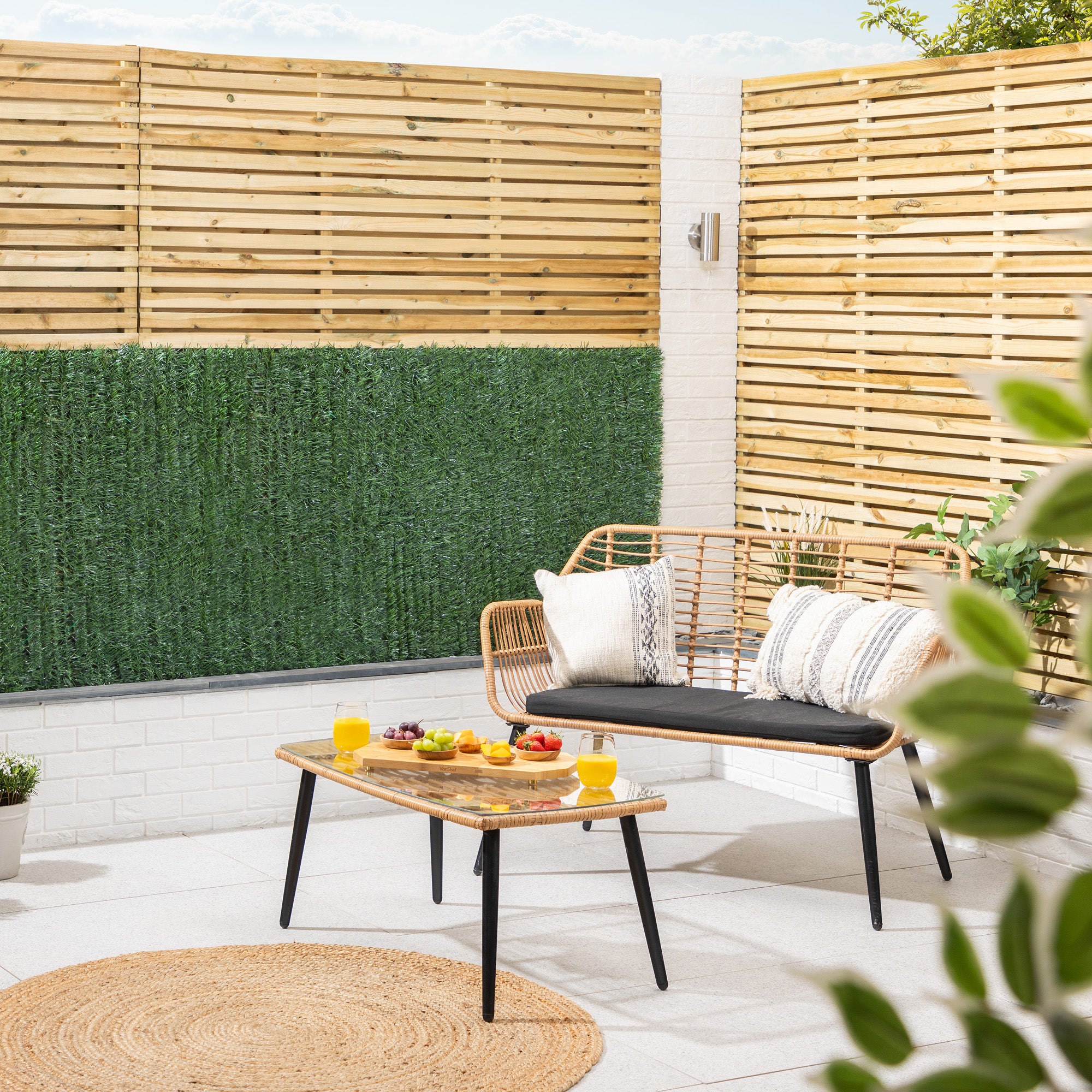 Artificial Conifer Fence Roll (1m x 3m)