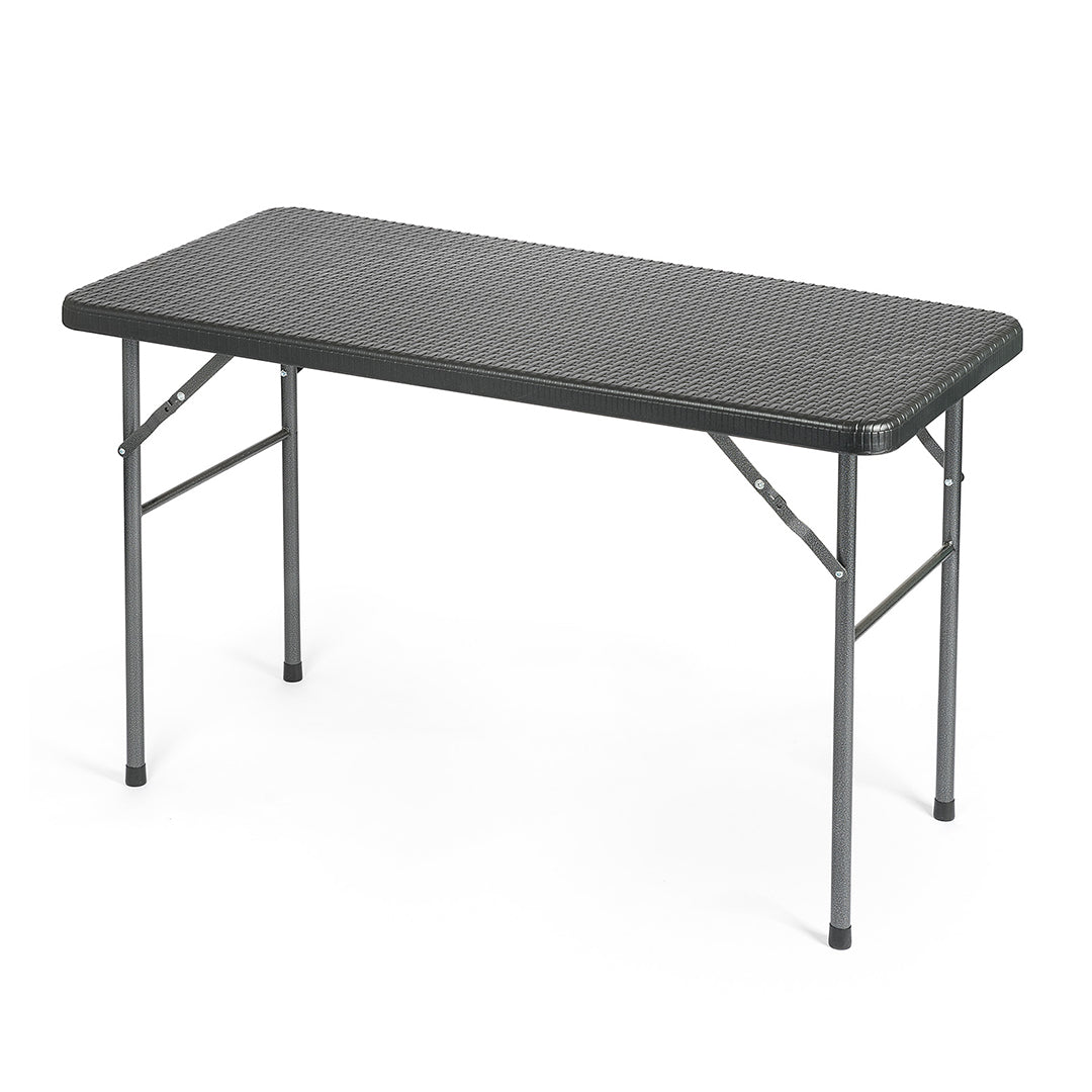 4ft Rattan Effect Garden Table