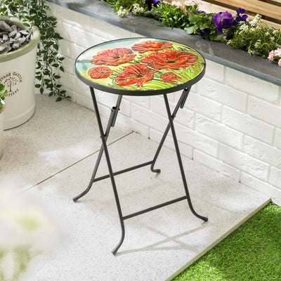 Round Glass Bistro Table