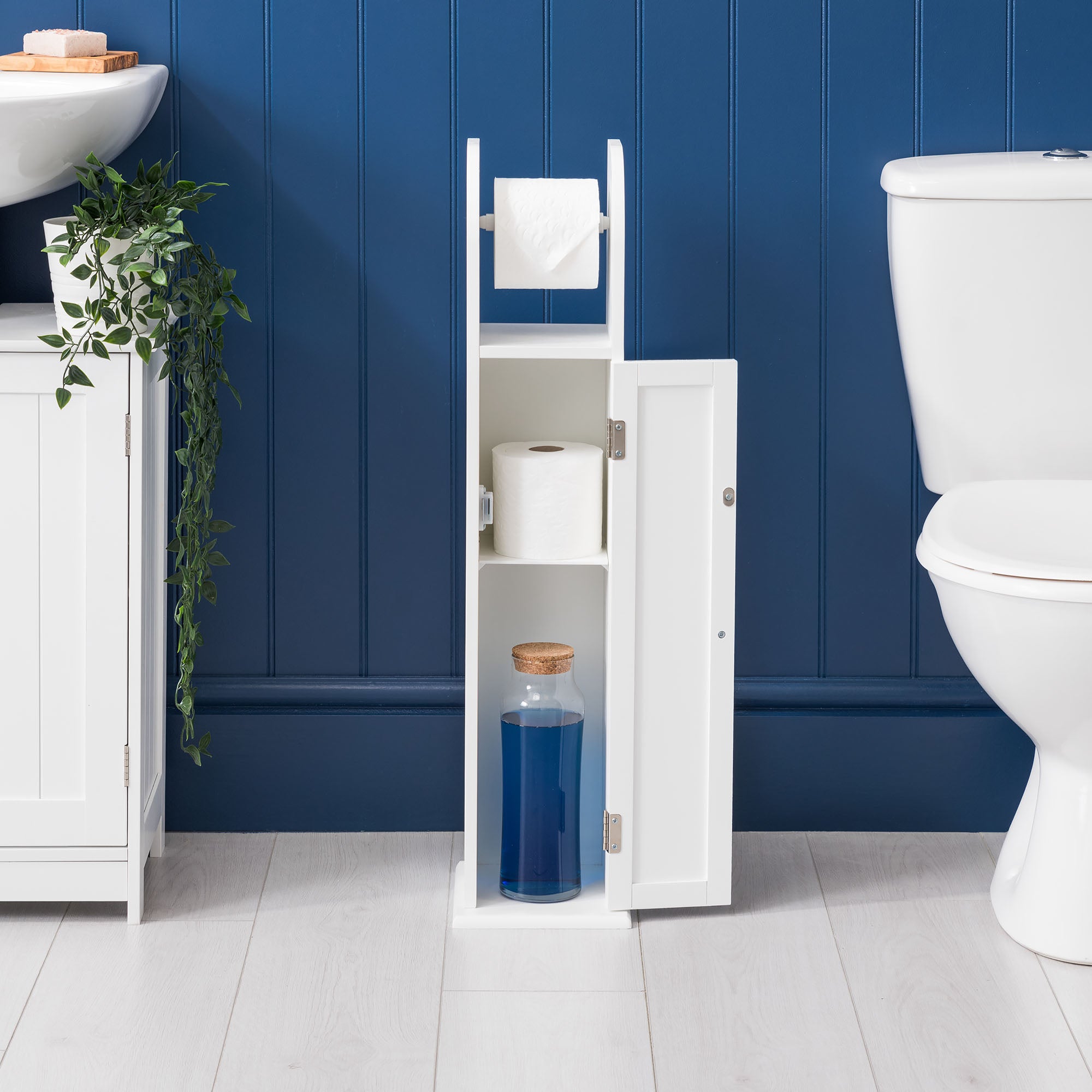 Clovelly Toilet Roll Holder Cabinet