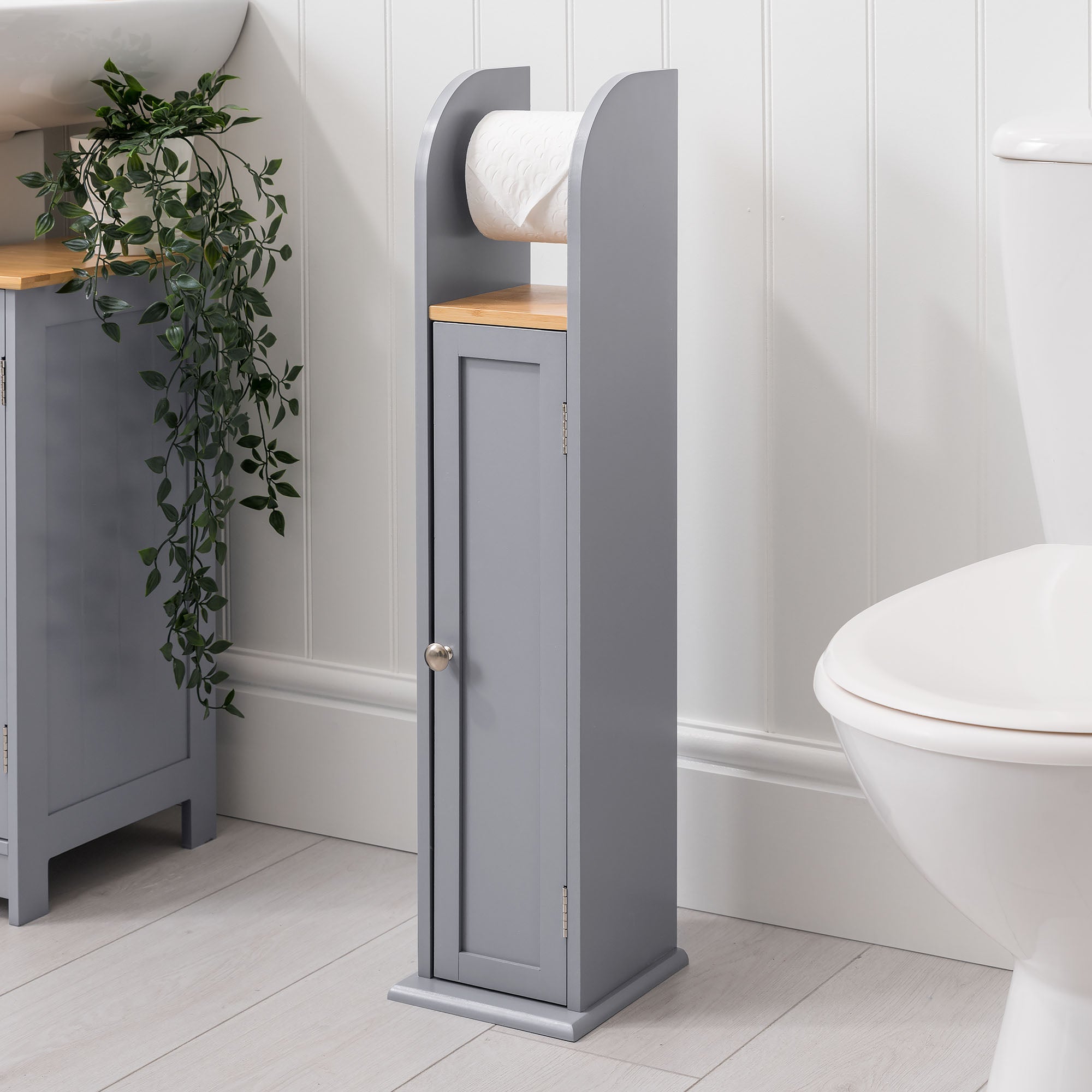 Lustleigh Toilet Roll Holder Cabinet