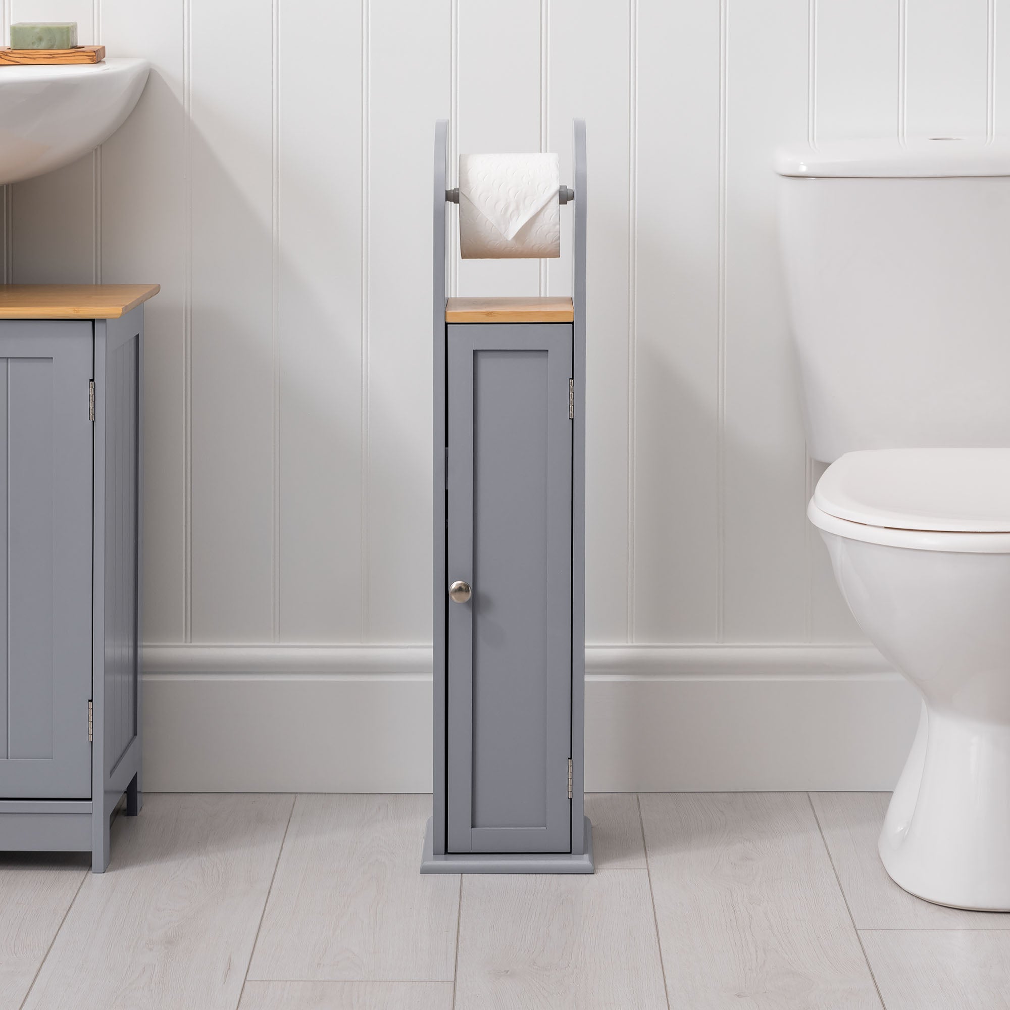 Lustleigh Toilet Roll Holder Cabinet