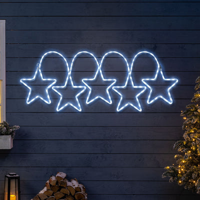 5 Star LED Rope Light Decoration