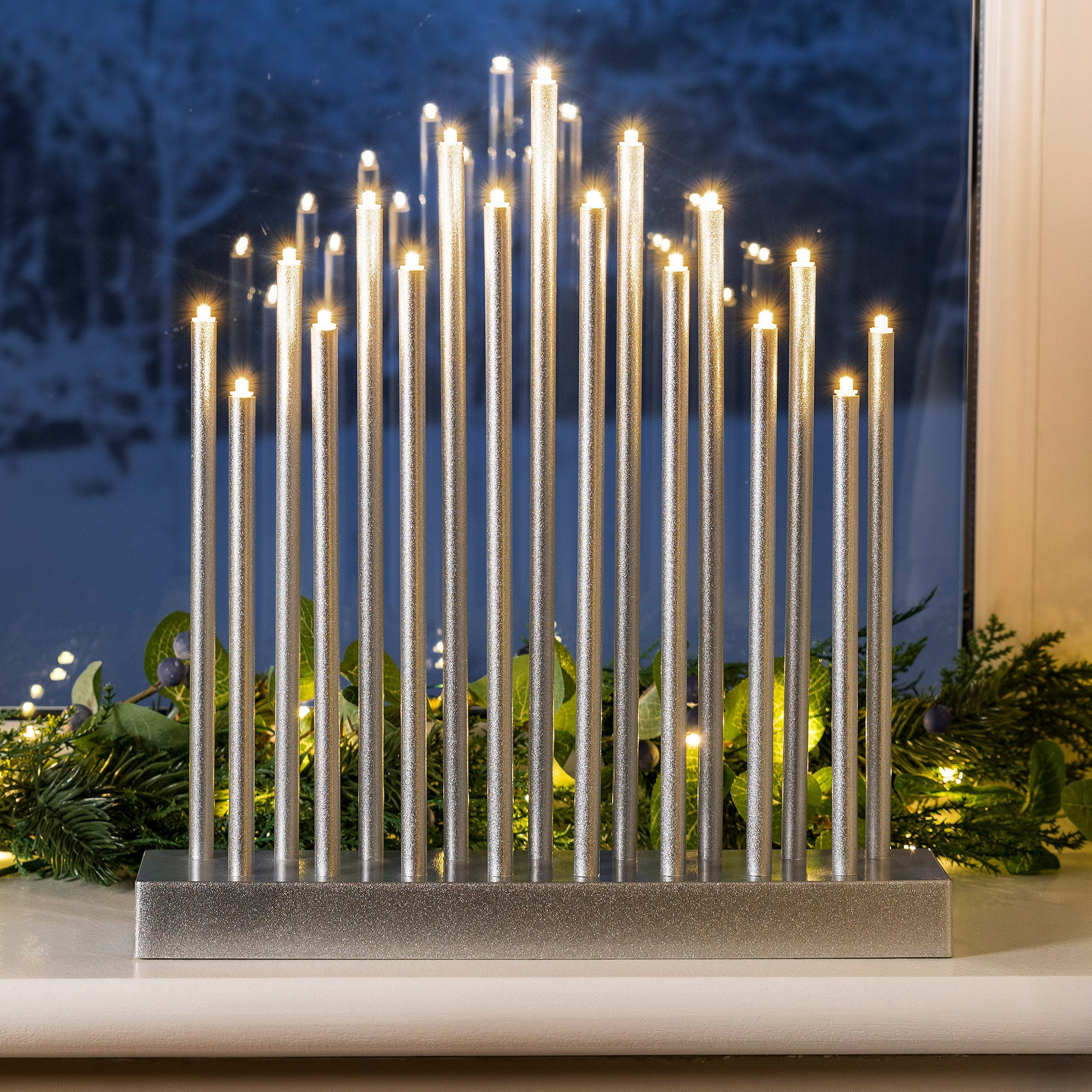 Silver Candle Bridge Tower Light