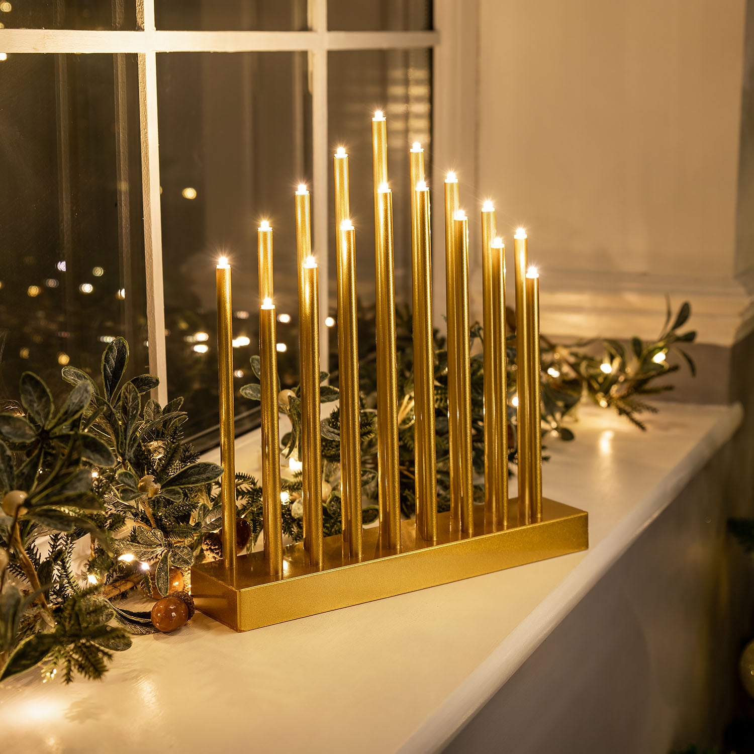 Gold Candle Bridge Tower Light