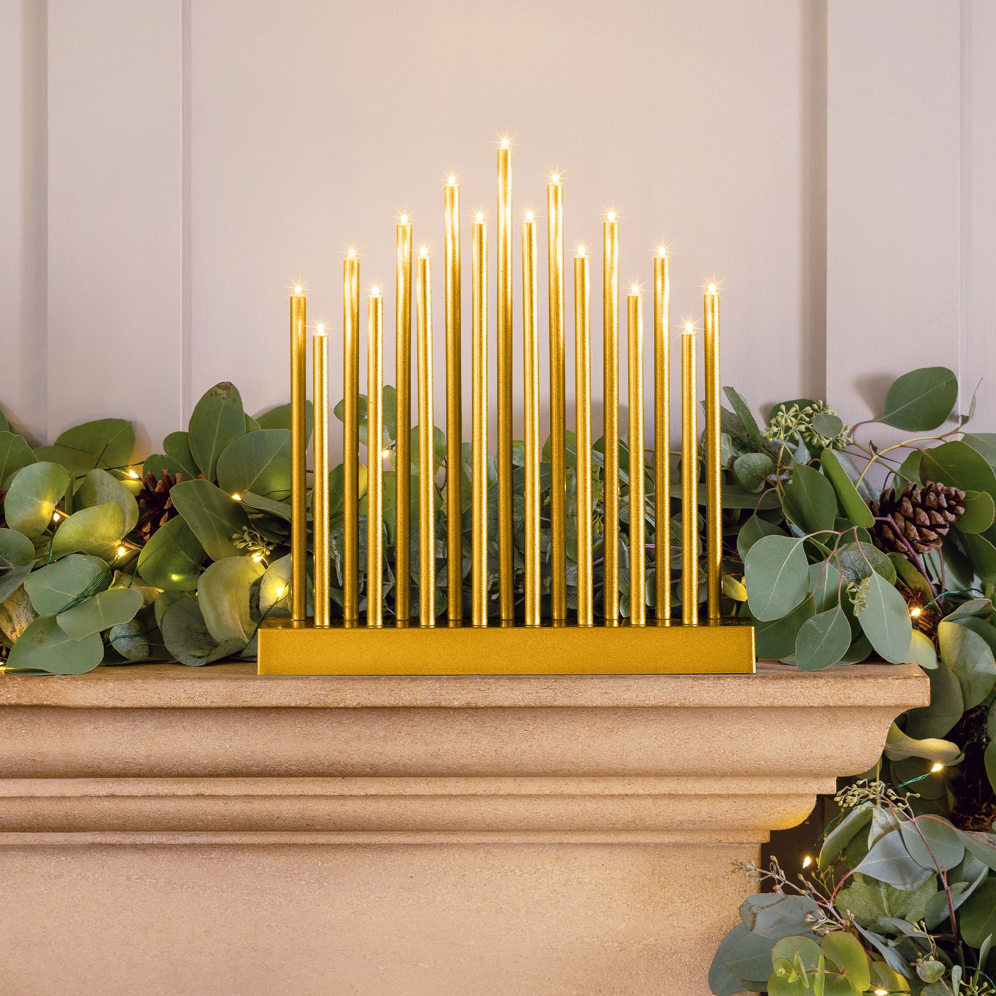 Gold Candle Bridge Tower Light