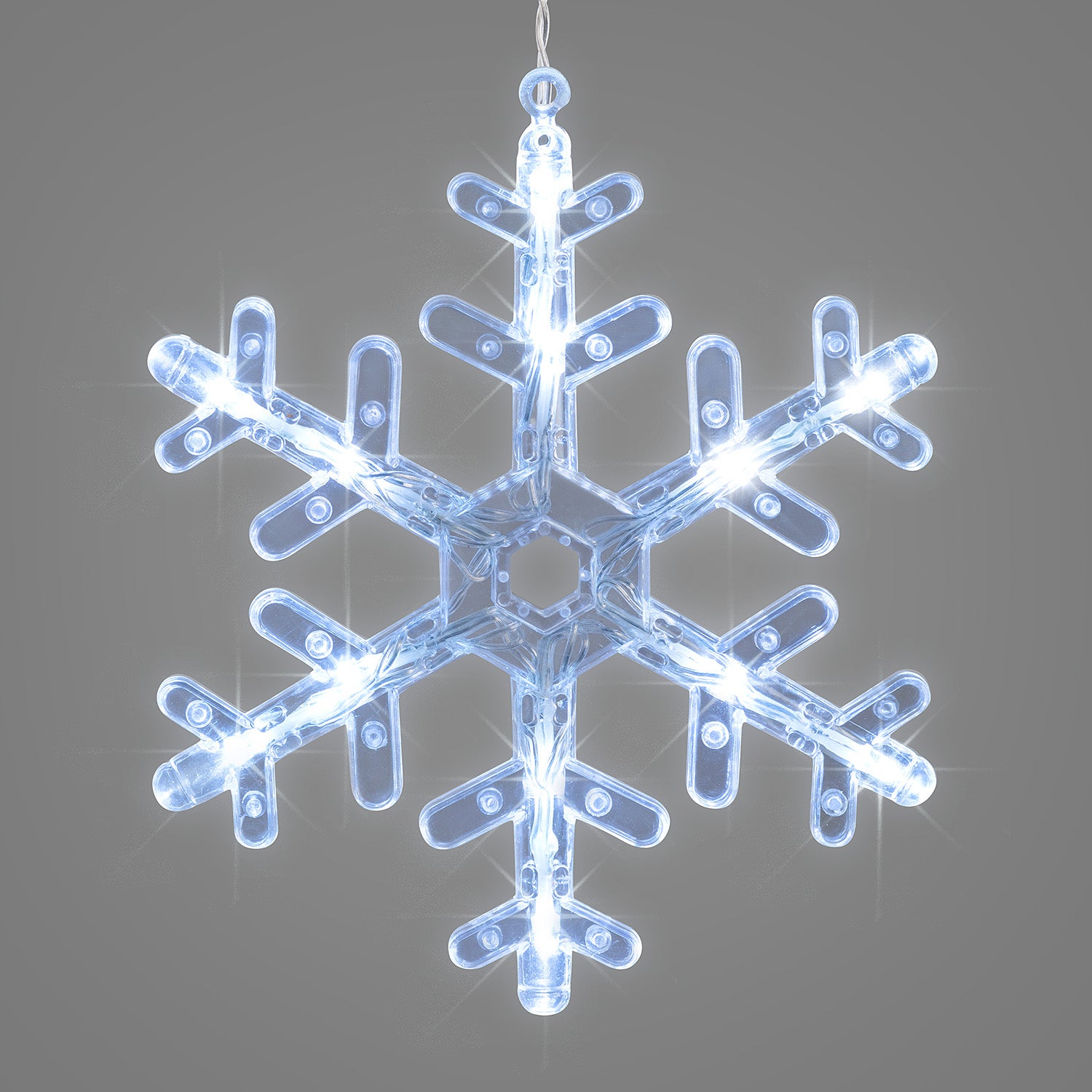 Christmas Snowflake Curtain Lights
