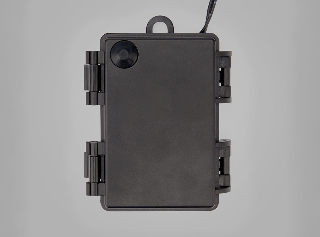 Black battery box with timer control for the Christow 45cm Star Branch Path Lights